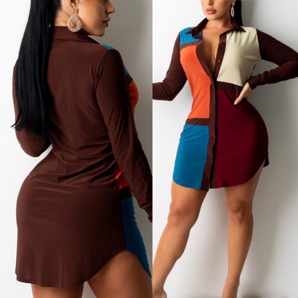 Dresses & Skirts - Spice Mocha T-Shirt Dress